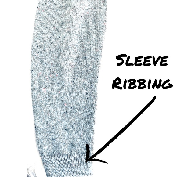 POSH PARTY SPECIAL TALBOT Grey Tweed Side Tie Sweater Dress - Picture 13 of 15